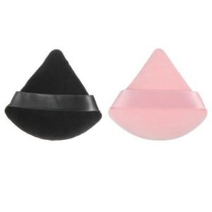 Triangular Velvet Powder Puff Set