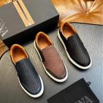The Interlocking-Weave Sovereign Slip-On Sneaker