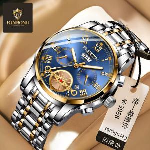 FNGEEN Sovereign Sapphire Two-Tone Executive Steel Quartz Watch