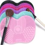 AuraClean Multi-Zone Silicone Makeup Brush Cleaning Mat