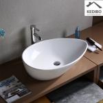 KEDIBO™ Ovalis Contour Above-Counter Ceramic Vessel Basin