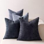Herringbone Weave Textured Neutral Cushion Cover Set (4-Piece Collection)