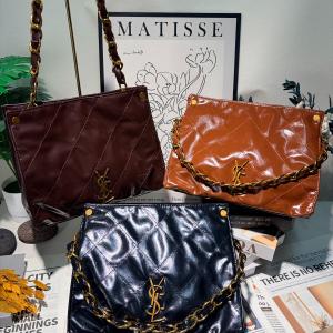 Monogram Quilted Gloss Shoulder Clutch