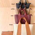 The Metro-Strata Dual-Finish Canvas Tote & Pouch Duo