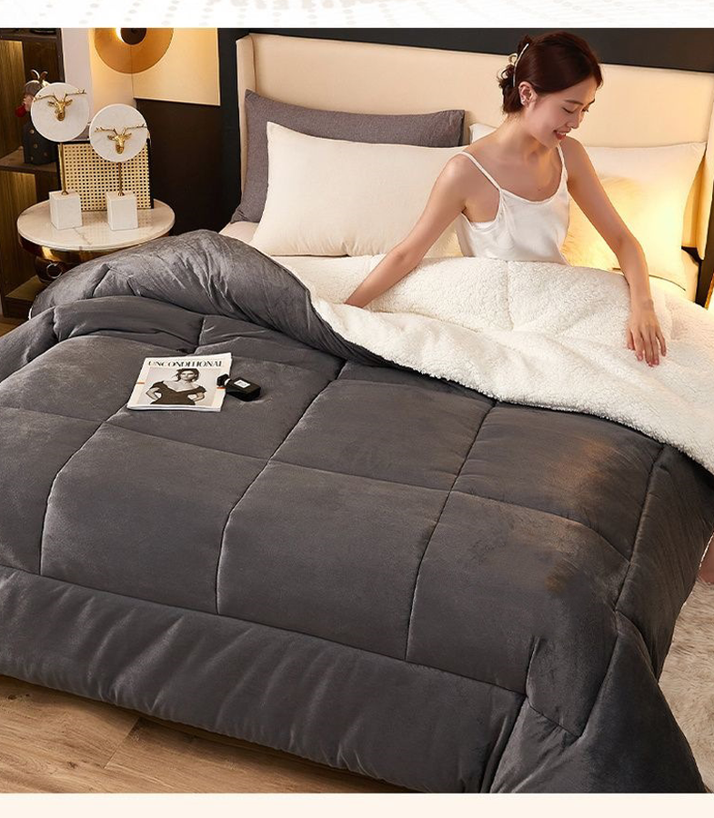 SOYBEAN LAMBSKIN QUILT DUVET 1D - GHC 162