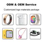 2025 D8Pro 2-in-1 Smart Watch Wireless Earbuds 2.01inch for Music Heart Rate Monitor Sleep Tracker IP67 Magnetic Android