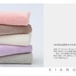 Xiangfeng Pastel Cloud Soft Scalloped Edge Face Cloths (5-Piece Set)