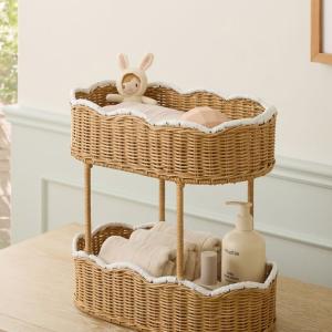 The Scalloped Willow Tiered Organizer